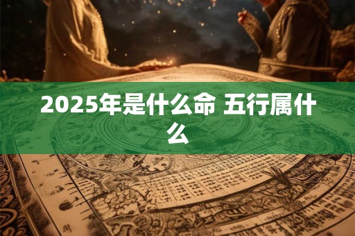 2025年是什么命 五行属什么 2025年是什么命 五行属什么