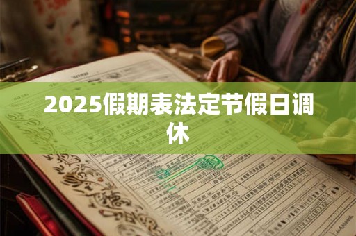 2025假期表法定节假日调休