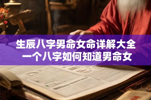 生辰八字男命女命详解大全 一个八字如何知道男命女命 生辰八字男命女命详解大全 一个八字如何知道男命女命