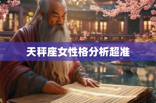 天秤座女性格分析超准 天秤座女性格分析超准