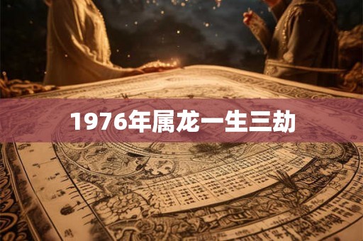 1976年属龙一生三劫 1976年属龙一生三劫