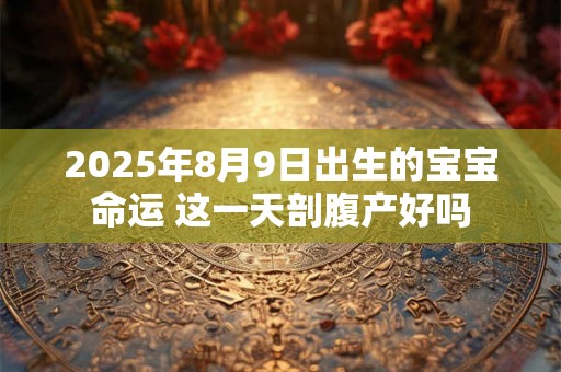 2025年8月9日出生的宝宝命运 这一天剖腹产好吗