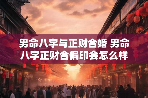 男命八字与正财合婚 男命八字正财合偏印会怎么样 男命八字与正财合婚 男命八字正财合偏印会怎么样