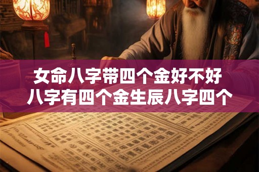 女命八字带四个金好不好 八字有四个金生辰八字四个金好吗
