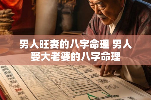 男人旺妻的八字命理 男人娶大老婆的八字命理 男人旺妻的八字命理 男人娶大老婆的八字命理