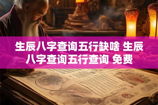生辰八字查询五行缺啥 生辰八字查询五行查询 免费 生辰八字查询五行缺啥 生辰八字查询五行查询 免费