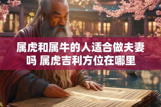 属虎和属牛的人适合做夫妻吗 属虎吉利方位在哪里 属虎和属牛的人适合做夫妻吗 属虎吉利方位在哪里
