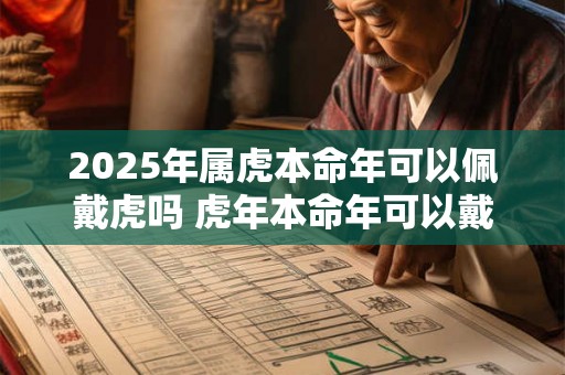 2025年属虎本命年可以佩戴虎吗 虎年本命年可以戴老虎吗 2025年属虎本命年可以佩戴虎吗 虎年本命年可以戴老虎吗