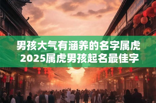 男孩大气有涵养的名字属虎 2025属虎男孩起名最佳字 男孩大气有涵养的名字属虎 2025属虎男孩起名最佳字