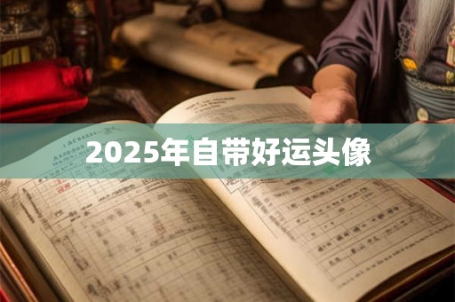 2025年自带好运头像 2025年自带好运头像
