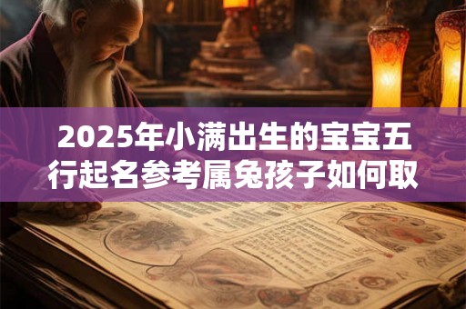 2025年小满出生的宝宝五行起名参考属兔孩子如何取名 2025年小满出生的宝宝五行起名参考属兔孩子如何取名