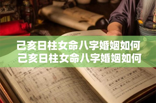 己亥日柱女命八字婚姻如何 己亥日柱女命八字婚姻如何看 己亥日柱女命八字婚姻如何 己亥日柱女命八字婚姻如何看