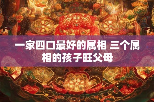 一家四口最好的属相 三个属相的孩子旺父母