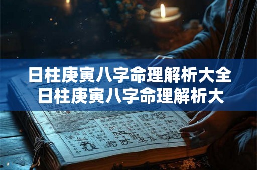 日柱庚寅八字命理解析大全 日柱庚寅八字命理解析大全图片 日柱庚寅八字命理解析大全 日柱庚寅八字命理解析大全图片