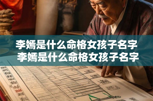 李嫣是什么命格女孩子名字 李嫣是什么命格女孩子名字好听 李嫣是什么命格女孩子名字 李嫣是什么命格女孩子名字好听