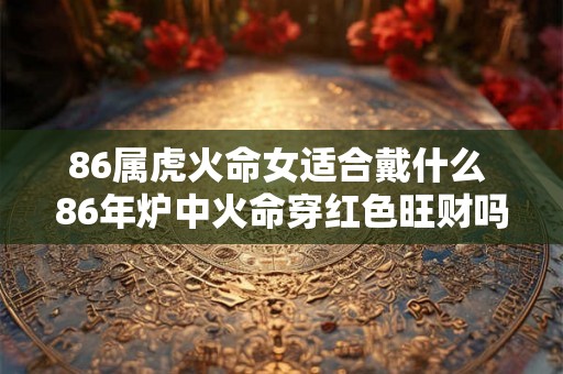 86属虎火命女适合戴什么 86年炉中火命穿红色旺财吗 86属虎火命女适合戴什么 86年炉中火命穿红色旺财吗