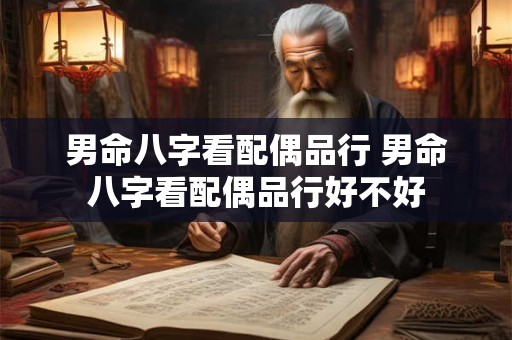 男命八字看配偶品行 男命八字看配偶品行好不好 男命八字看配偶品行 男命八字看配偶品行好不好