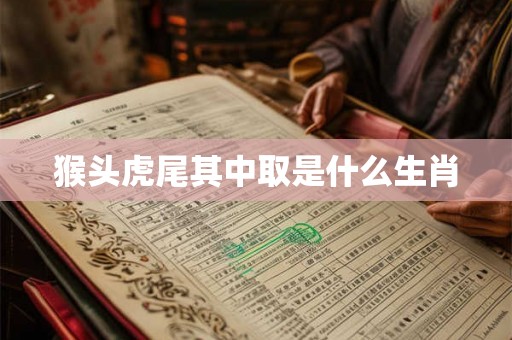 猴头虎尾其中取是什么生肖 猴头虎尾其中取是什么生肖