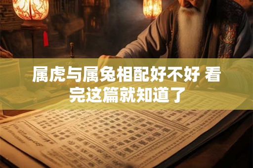属虎与属兔相配好不好 看完这篇就知道了 属虎与属兔相配好不好 看完这篇就知道了