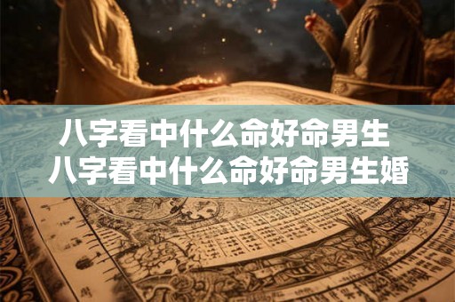 八字看中什么命好命男生 八字看中什么命好命男生婚姻 八字看中什么命好命男生 八字看中什么命好命男生婚姻