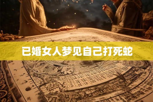 已婚女人梦见自己打死蛇 已婚女人梦见自己打死蛇