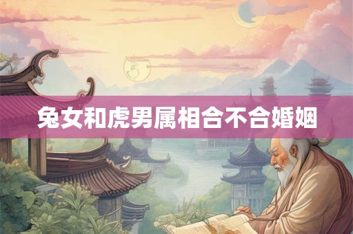 兔女和虎男属相合不合婚姻