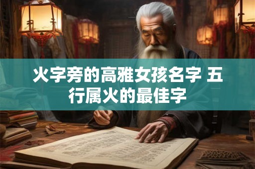 火字旁的高雅女孩名字 五行属火的最佳字 火字旁的高雅女孩名字 五行属火的最佳字