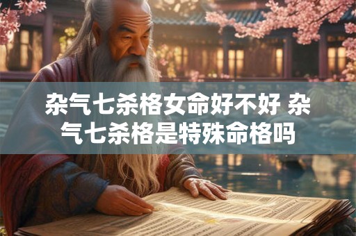 杂气七杀格女命好不好 杂气七杀格是特殊命格吗