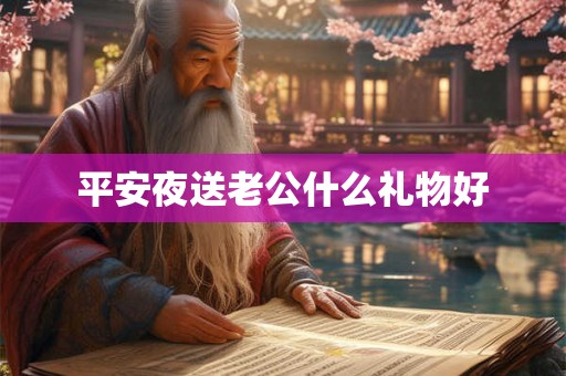 平安夜送老公什么礼物好 平安夜送老公什么礼物好
