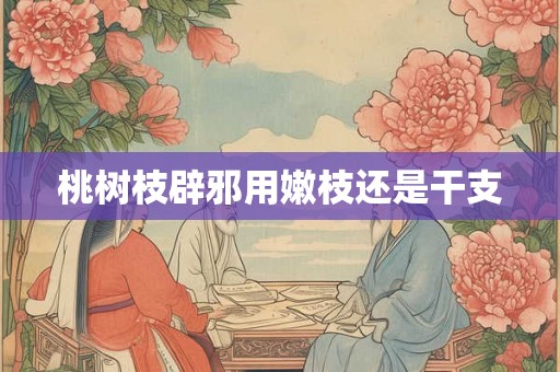 桃树枝辟邪用嫩枝还是干支