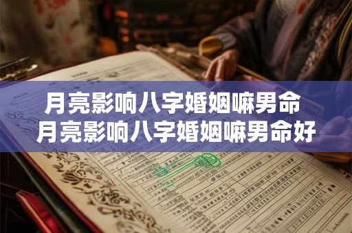 月亮影响八字婚姻嘛男命 月亮影响八字婚姻嘛男命好吗