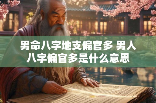 男命八字地支偏官多 男人八字偏官多是什么意思 男命八字地支偏官多 男人八字偏官多是什么意思