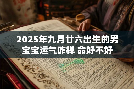 2025年九月廿六出生的男宝宝运气咋样 命好不好