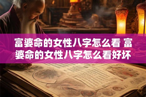 富婆命的女性八字怎么看 富婆命的女性八字怎么看好坏 富婆命的女性八字怎么看 富婆命的女性八字怎么看好坏