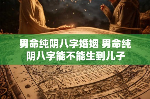 男命纯阴八字婚姻 男命纯阴八字能不能生到儿子