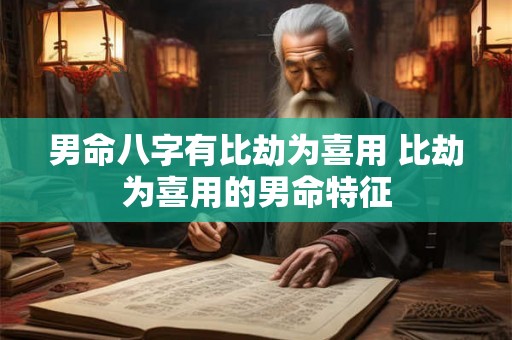 男命八字有比劫为喜用 比劫为喜用的男命特征 男命八字有比劫为喜用 比劫为喜用的男命特征