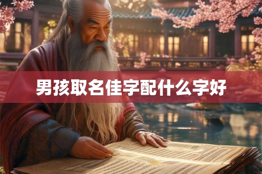 男孩取名佳字配什么字好 男孩取名佳字配什么字好