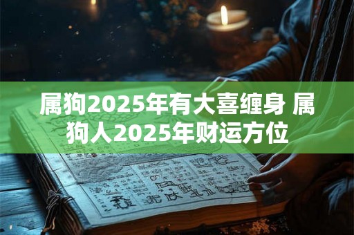 属狗2025年有大喜缠身 属狗人2025年财运方位 属狗2025年有大喜缠身 属狗人2025年财运方位