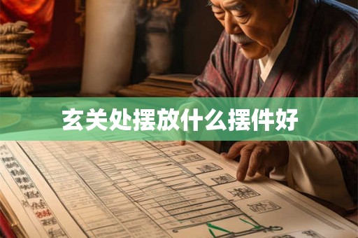 玄关处摆放什么摆件好