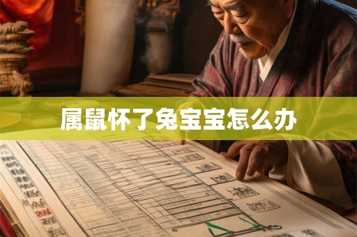 属鼠怀了兔宝宝怎么办
