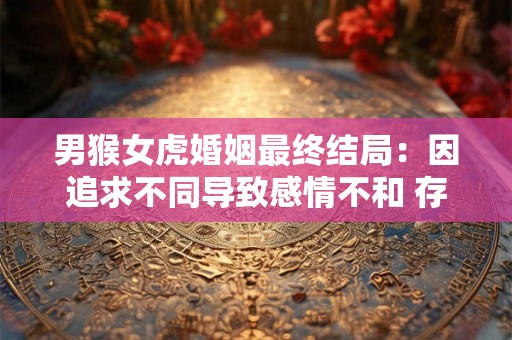 男猴女虎婚姻最终结局:因追求不同导致感情不和 存在巨大问题 男猴女虎婚姻最终结局:因追求不同导致感情不和 存在巨大问题