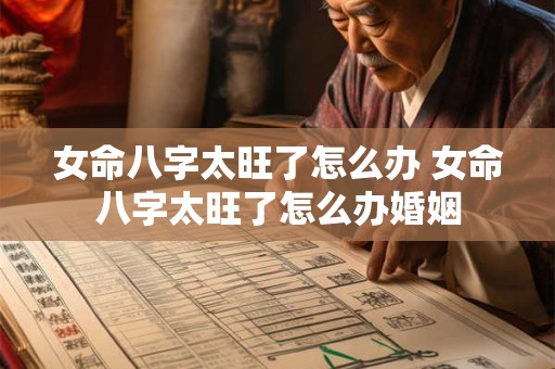 女命八字太旺了怎么办 女命八字太旺了怎么办婚姻 女命八字太旺了怎么办 女命八字太旺了怎么办婚姻