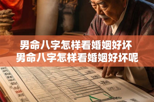 男命八字怎样看婚姻好坏 男命八字怎样看婚姻好坏呢 男命八字怎样看婚姻好坏 男命八字怎样看婚姻好坏呢