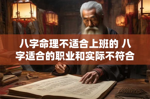 八字命理不适合上班的 八字适合的职业和实际不符合