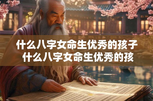 什么八字女命生优秀的孩子 什么八字女命生优秀的孩子最好 什么八字女命生优秀的孩子 什么八字女命生优秀的孩子最好