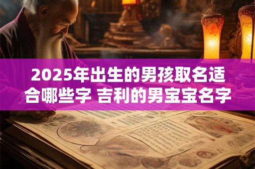 2025年出生的男孩取名适合哪些字 吉利的男宝宝名字 2025年出生的男孩取名适合哪些字 吉利的男宝宝名字