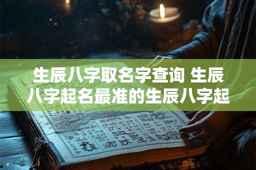 生辰八字取名字查询 生辰八字起名最准的生辰八字起名网 生辰八字取名字查询 生辰八字起名最准的生辰八字起名网