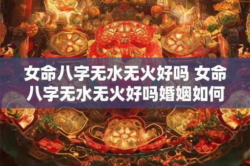 女命八字无水无火好吗 女命八字无水无火好吗婚姻如何 女命八字无水无火好吗 女命八字无水无火好吗婚姻如何