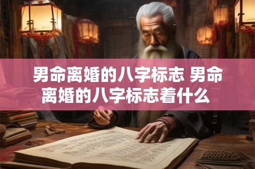男命离婚的八字标志 男命离婚的八字标志着什么 男命离婚的八字标志 男命离婚的八字标志着什么