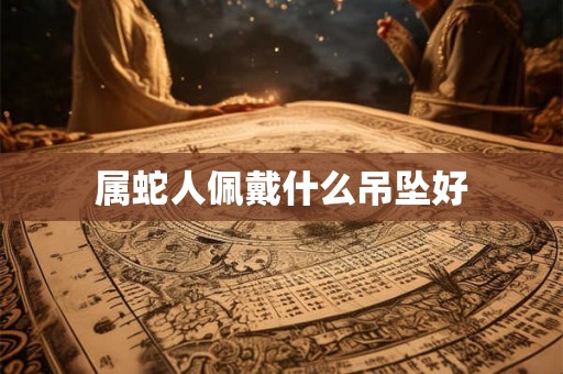 属蛇人佩戴什么吊坠好 属蛇人佩戴什么吊坠好